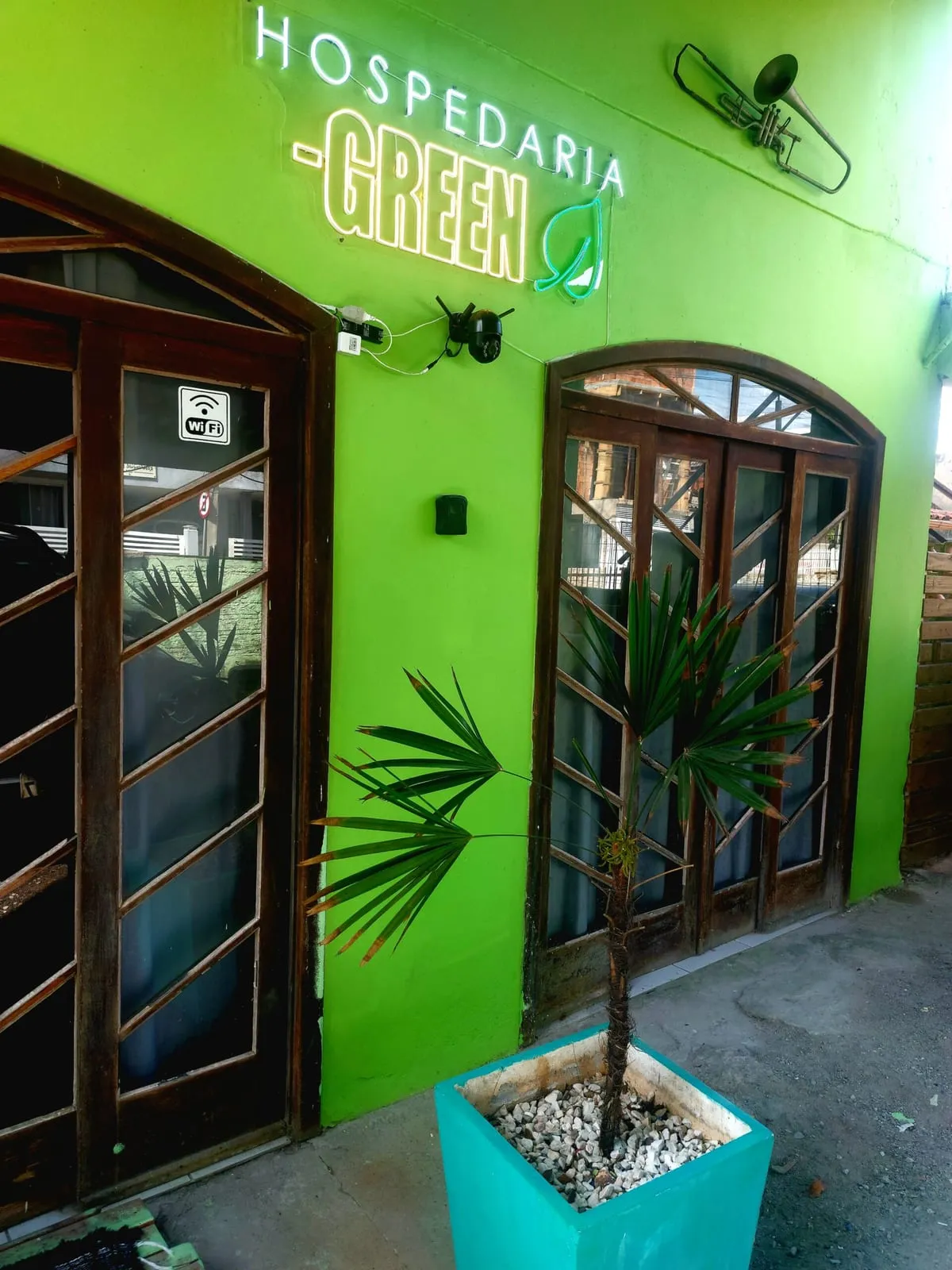 Fachada da Hospedaria Green, nos Ingleses