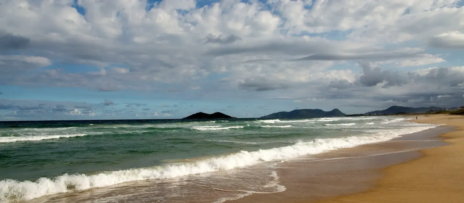 Praia do Campeche, no Sul da Ilha