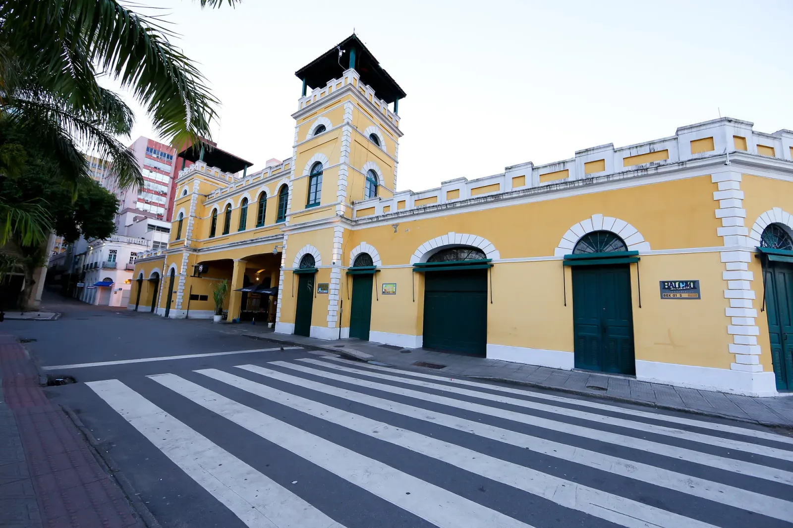 O Mercado Público, no Centro de Florianópolis