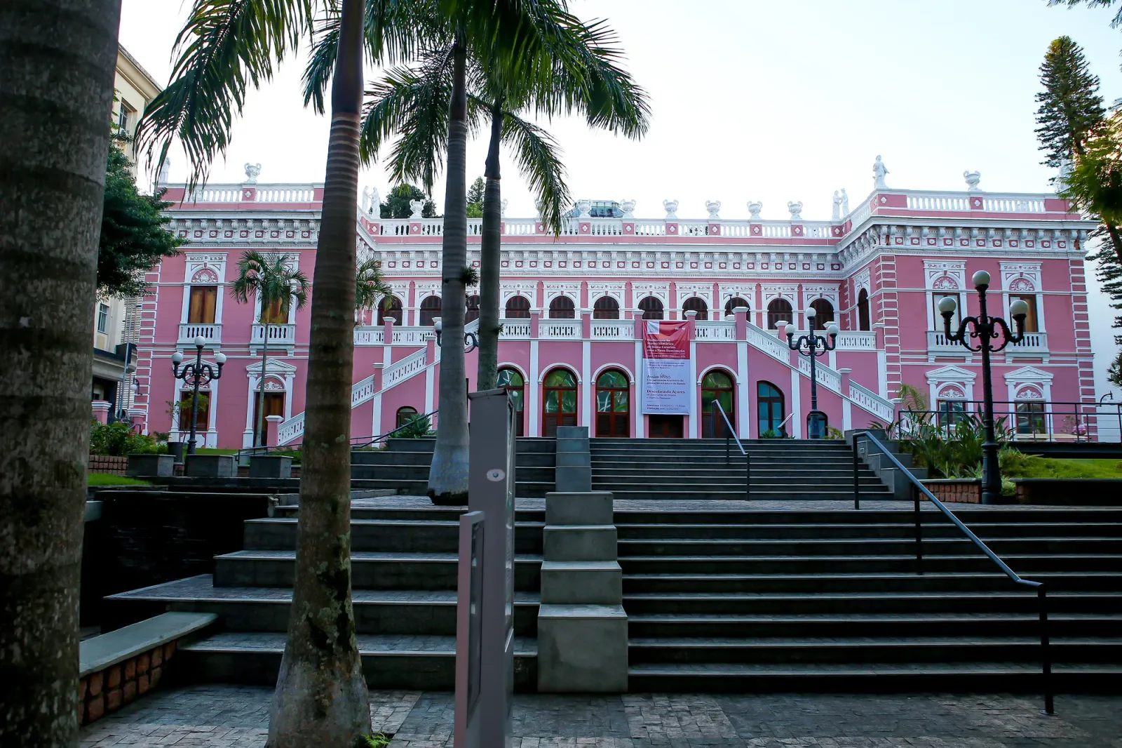 O Palácio Cruz e Sousa, no Centro de Florianópolis