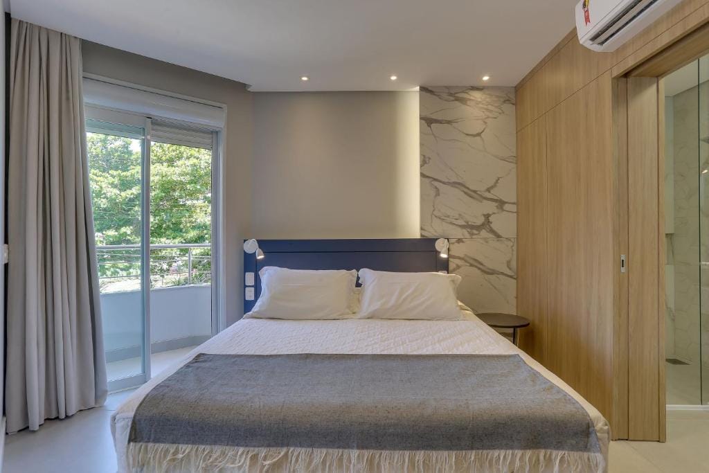 Suíte do Hotel Sete Ilhas em Jurerê Internacional