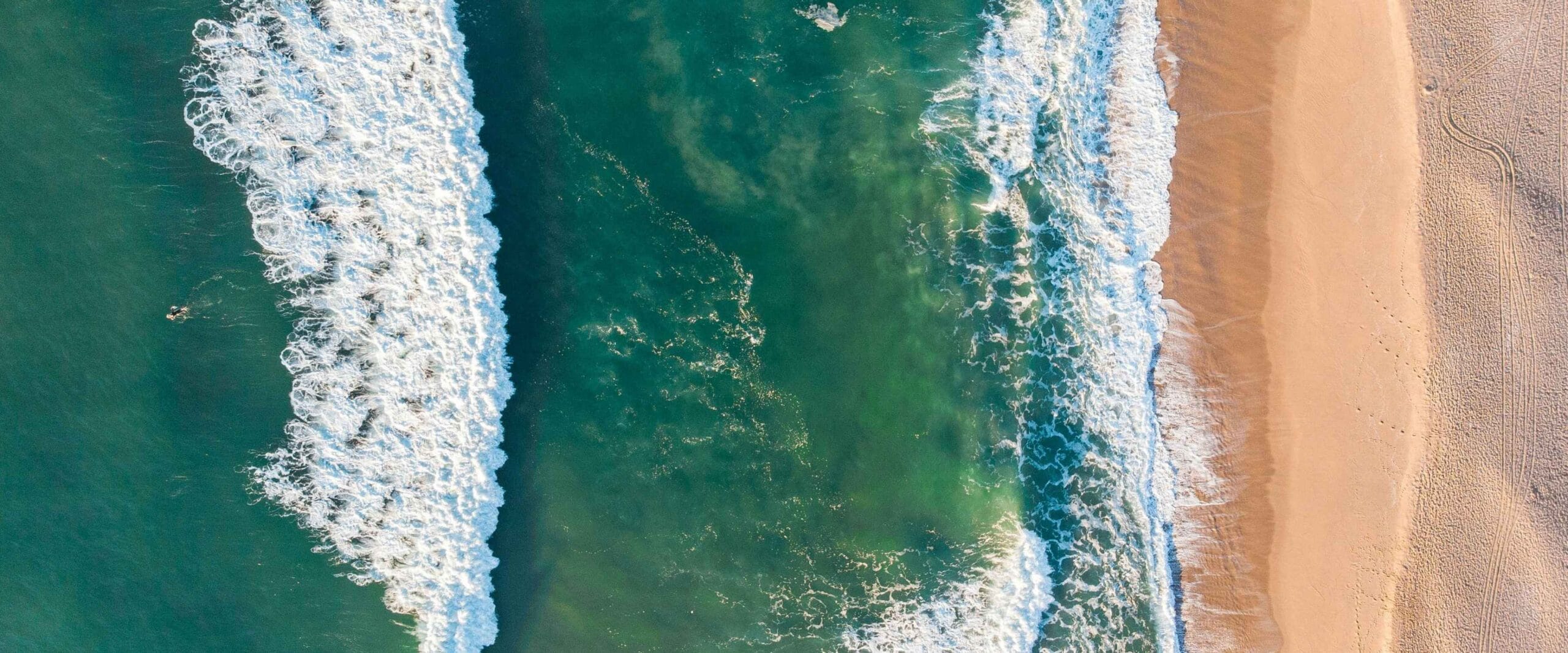 Águas cristalinas em Floripa