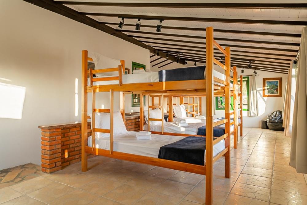 Área de convivência do Abaporu Art Hostel
