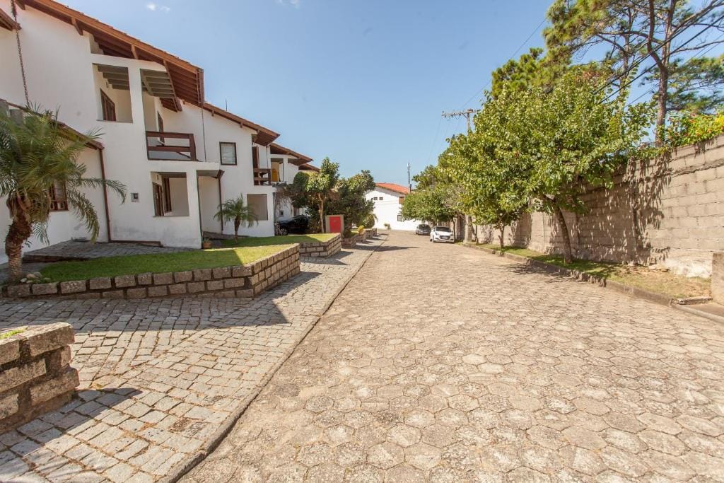 Área externa da Casa pé na areia Praia Mole