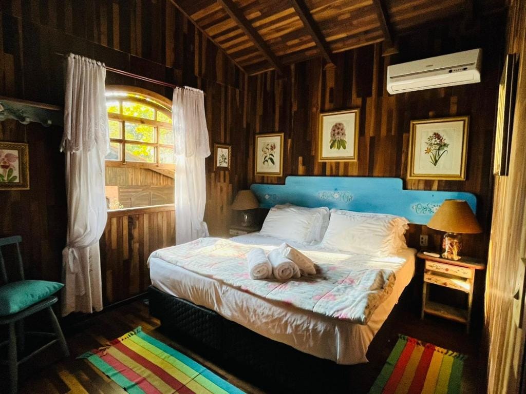 Quarto da Pousada Villabella Villaggio com vista para o mar