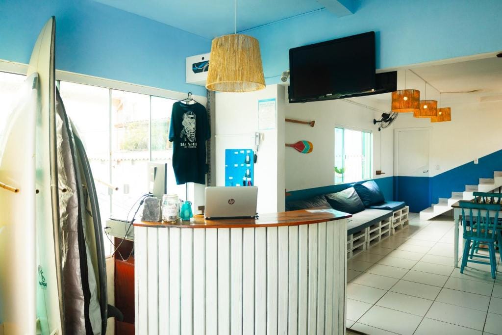 Quarto compartilhado do Sea Wolf Surf Hostel
