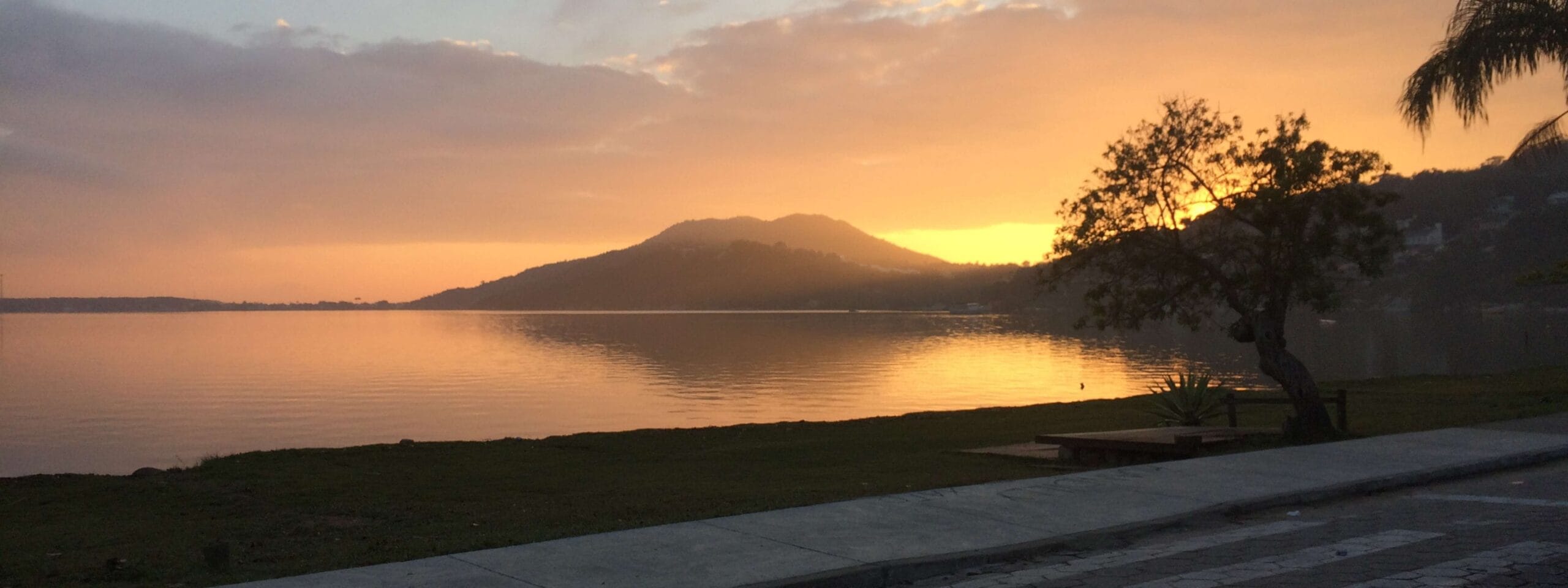 Vista da Lagoa da Conceição em Florianópolis